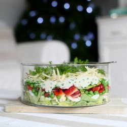 Layered Christmas Salad