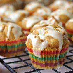 Mini Pumpkin Muffins with Orange Drizzle