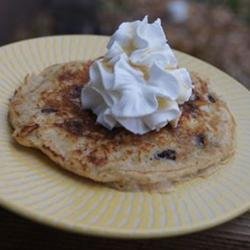 Overnight Raisin Oatmeal Pancakes