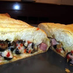 Ham and Cheese Picnic Bread