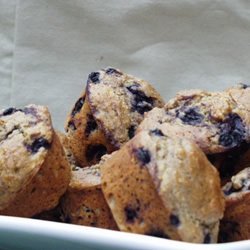 Black and Blueberry Muffins