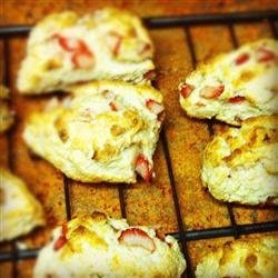 Fresh Strawberry Scones