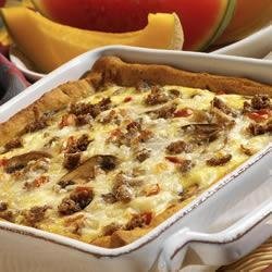 Sausage Breakfast Pizza