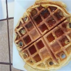 Sweet Potato Pecan Waffles