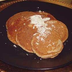 Banana-White Chocolate Pancakes