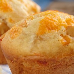 Apple Bran Cheddar Muffins