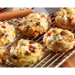 Southwestern Sausage Drop Biscuits