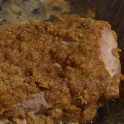 Graham Crusted Pork Chops