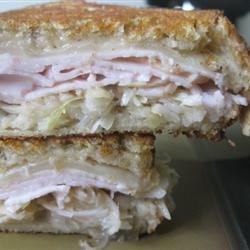 Grilled Turkey Reuben Sandwiches