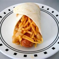 Beanie Weenie Quesadilla Rolls