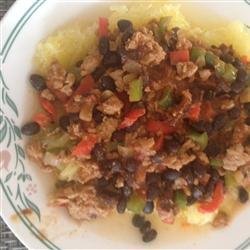 Mexican Spaghetti Squash Stir Fry