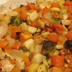 Seasoned Roasted Root Vegetables