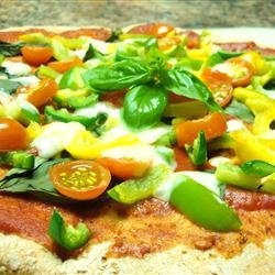 Easy Tomato-Basil Pizza