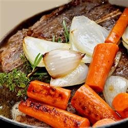 Stove Pot Roast With Mashed Potatoes