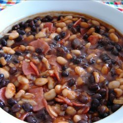 Black and White Barbecued Beans