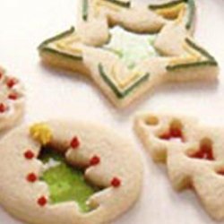 Holiday Stained Glass Cookies