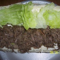 Crock-Pot Shredded Beef Sandwiches