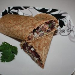 Tuna & Black Bean Wrap