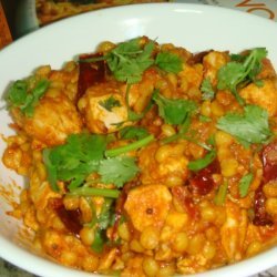 Balti Chicken and Lentils