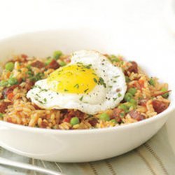 Sunny Side Sausage Fried Rice