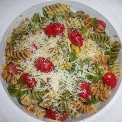 Pasta Salad With Tomatoes and Corn