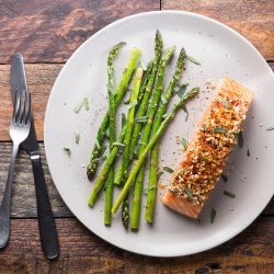 Walnut Crusted Halibut