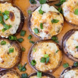 Bacon and Cheese Stuffed Mushrooms