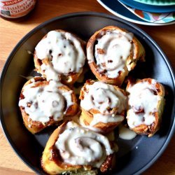 Rhubarb Sticky Buns