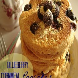 Blueberry Cornmeal Pancakes