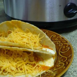 Crockpot Buffalo Chicken Tacos