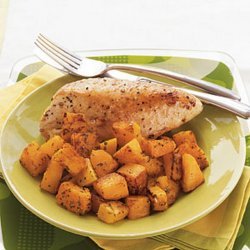 Roast Chicken With Butternut Squash