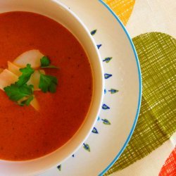 Roasted Red Pepper Tomato Soup