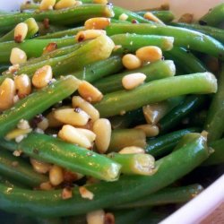 Lemon Pine Nut Green Beans