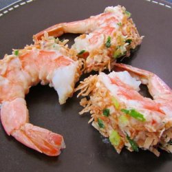 Coconut Shrimp With Exotic Cream Filling