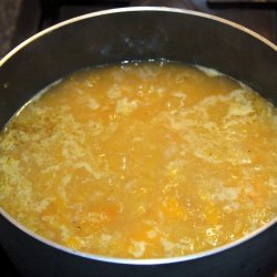 Butternut Squash Soup With Tomato Salsa