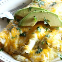 Creamy Chicken Enchiladas