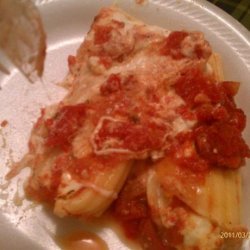 Baked Cheese Manicotti