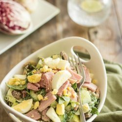 Ham and Eggs Salad