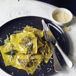 Wild Mushroom Ravioli With Sage Butter