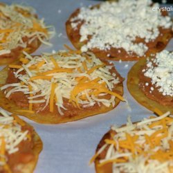 Easy Bean and Cheese Tostadas