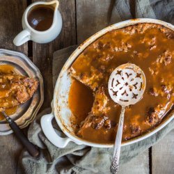 Banana Caramel Bread Pudding