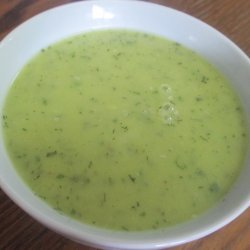 Chilled Avocado Cucumber Soup