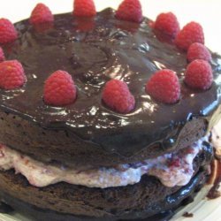 Rasberry Fudge Torte