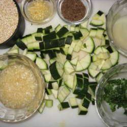 Taquille Quinoa Zucchini Soup