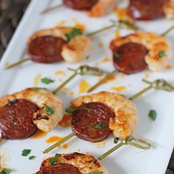 Spanish Shrimp With Chorizo