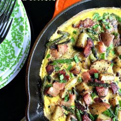 Bacon and Asparagus Frittata