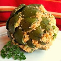 New Orleans Stuffed Artichokes