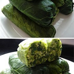 Ukrainian Beet Green Cabbage Rolls