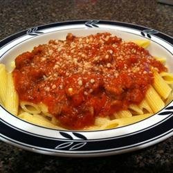 Slow-Braised Beef and Cherry Tomato Sauce