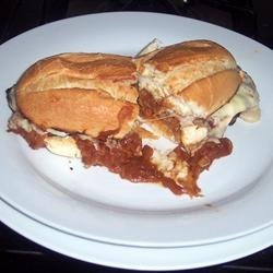 Open-Faced Broiled Roast Beef Sandwich